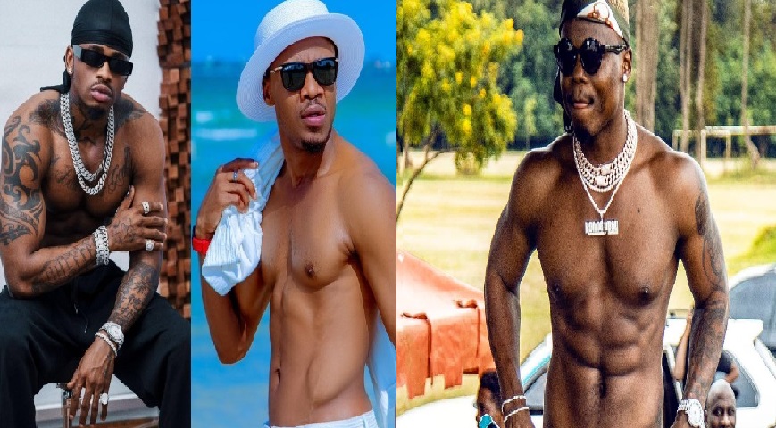 Tanzanian Bongo Stars, Diamond, Kiba and Harmonize